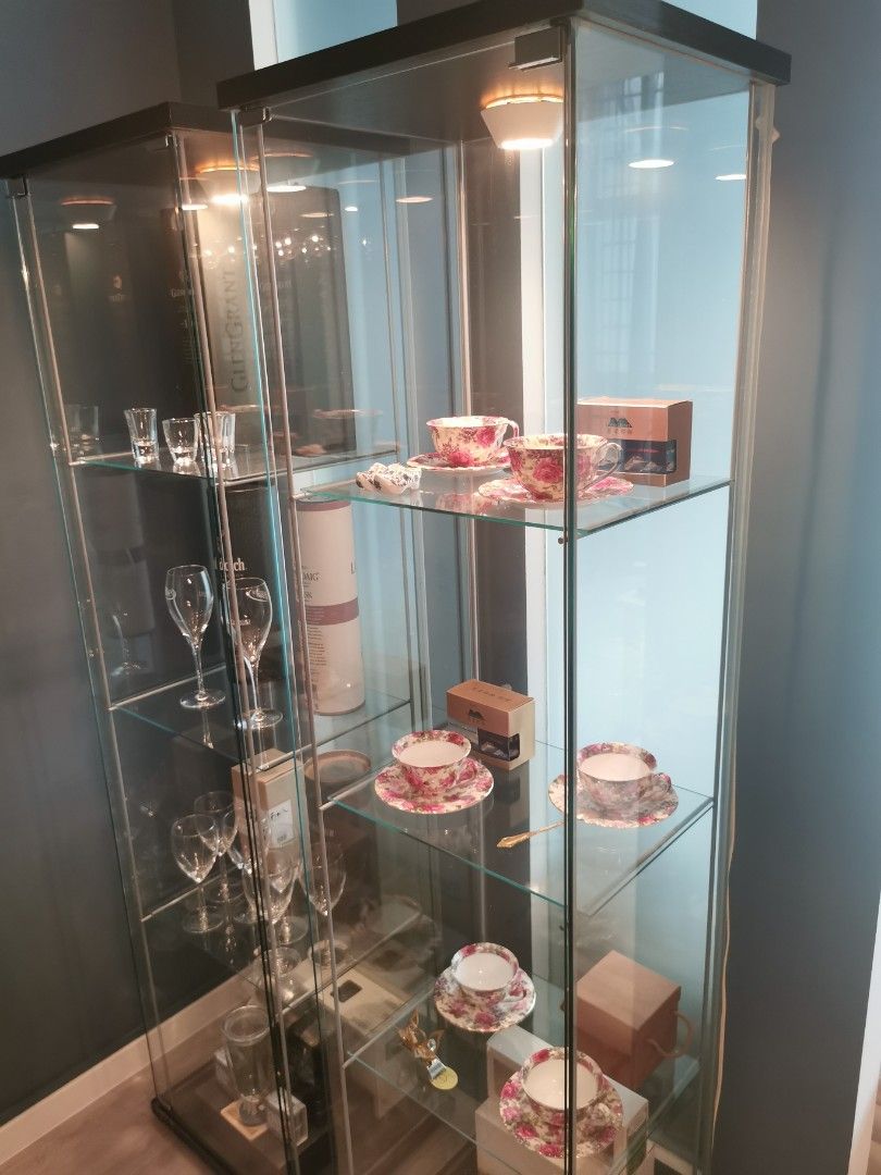 Ikea Detolf Glass Display Furniture & Home Living, Furniture