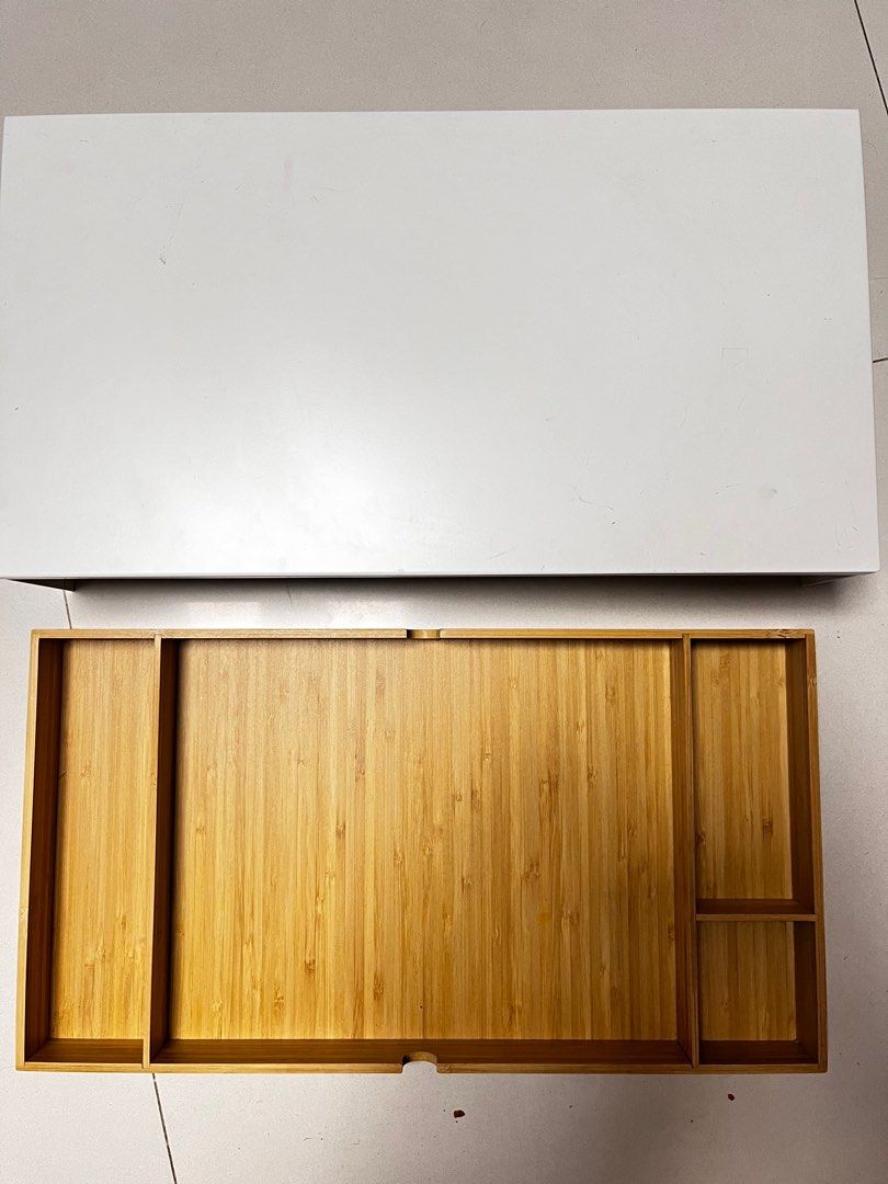 IKEA ELLOVEN Monitor stand with drawer, white, Computers & Tech, Parts