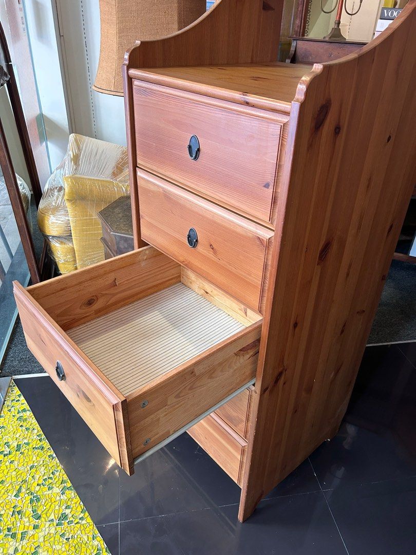 Ikea LEKSVIK tall boy chest of drawers, Furniture & Home Living