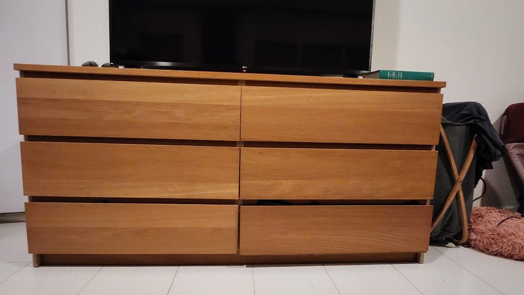 Ikea Malm chest of drawers, Furniture & Home Living, Furniture, Shelves