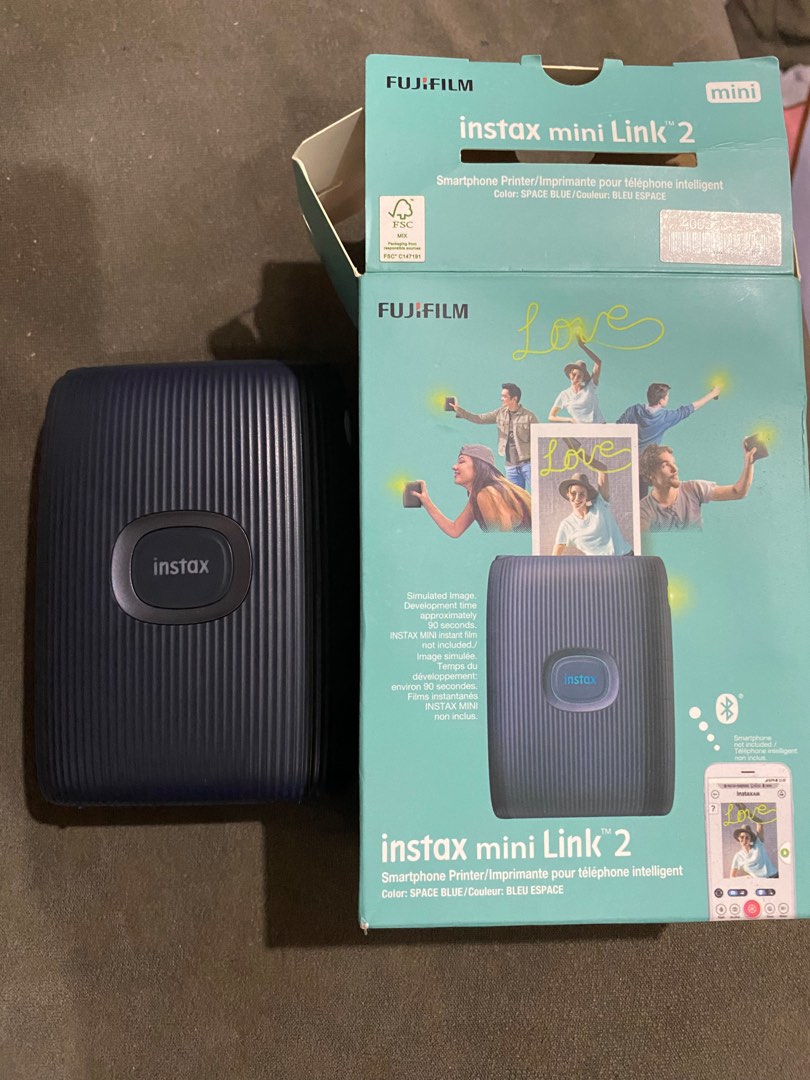 Imprimante photo portable FUJIFILM Instax Mini Link 2 Space Blue