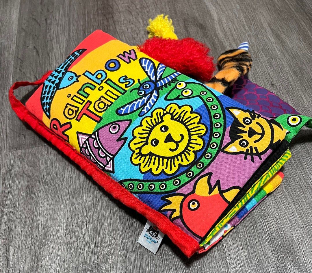 Jellycat Rainbow Tails Babies Kids Infant Playtime on Carousell