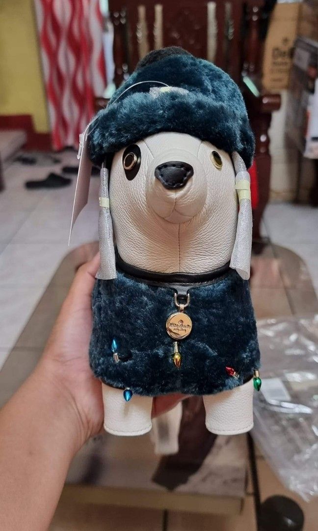 Kate Spade Claude Dachshund Dog Crossbody Bag, Peacock Sapphire, Luxury