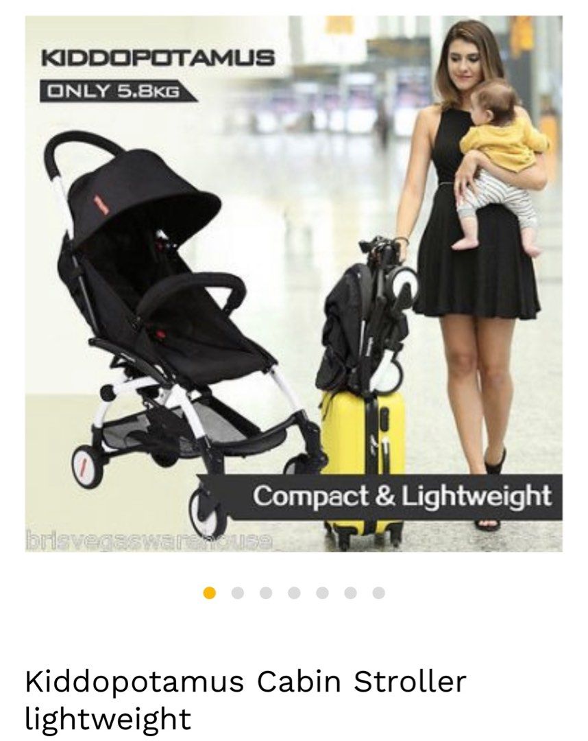 Kiddopotamus cabin shop stroller