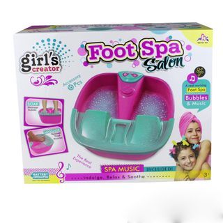 Kids Girls Adult Foot Spa Salon Real Foot Spa with Music for