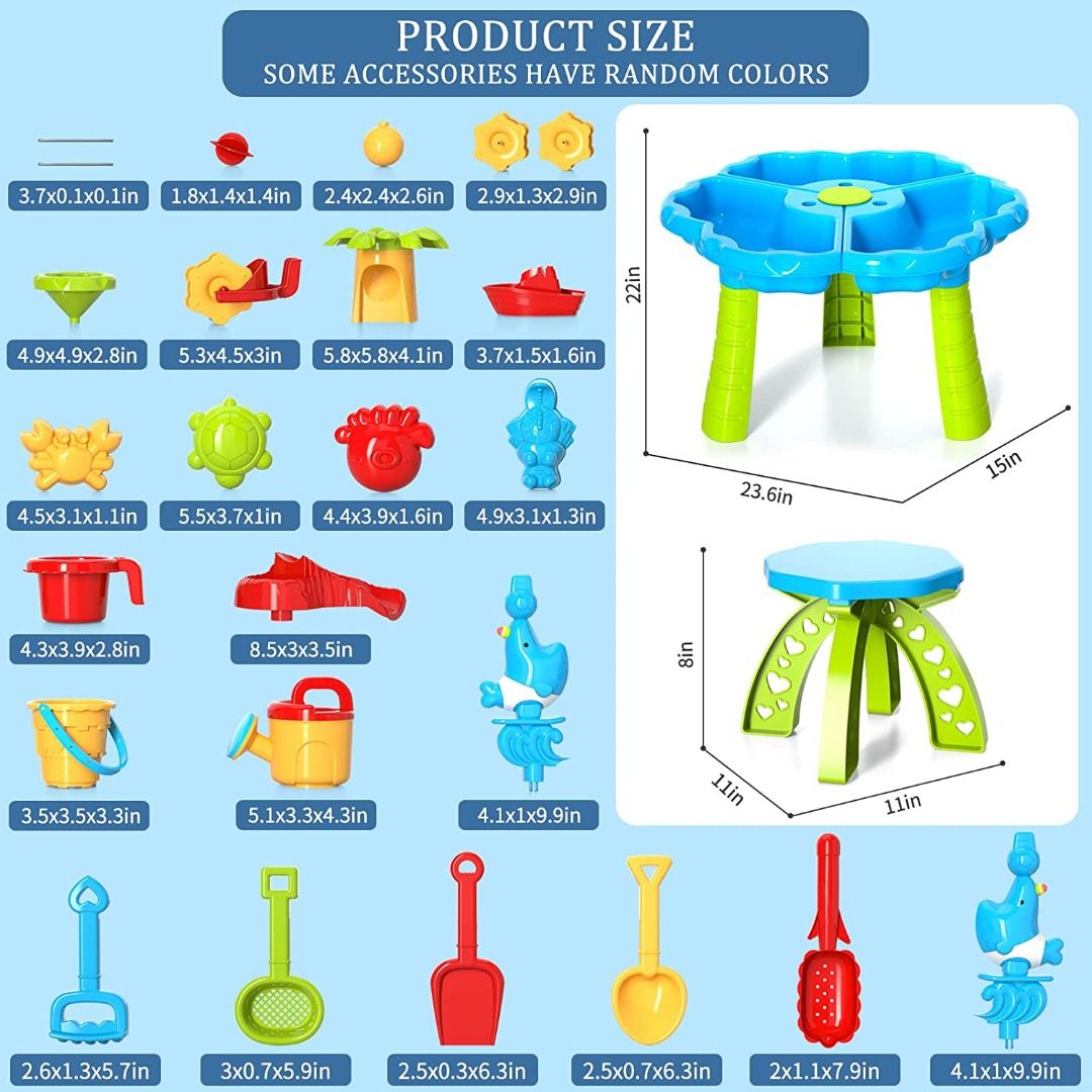 Carousel sand and water sales table