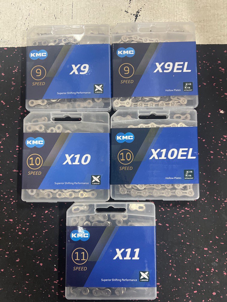 KMC Bicycle Chain X8 X9 X10 X11 X9EL bike upgrade, Sports Equipment