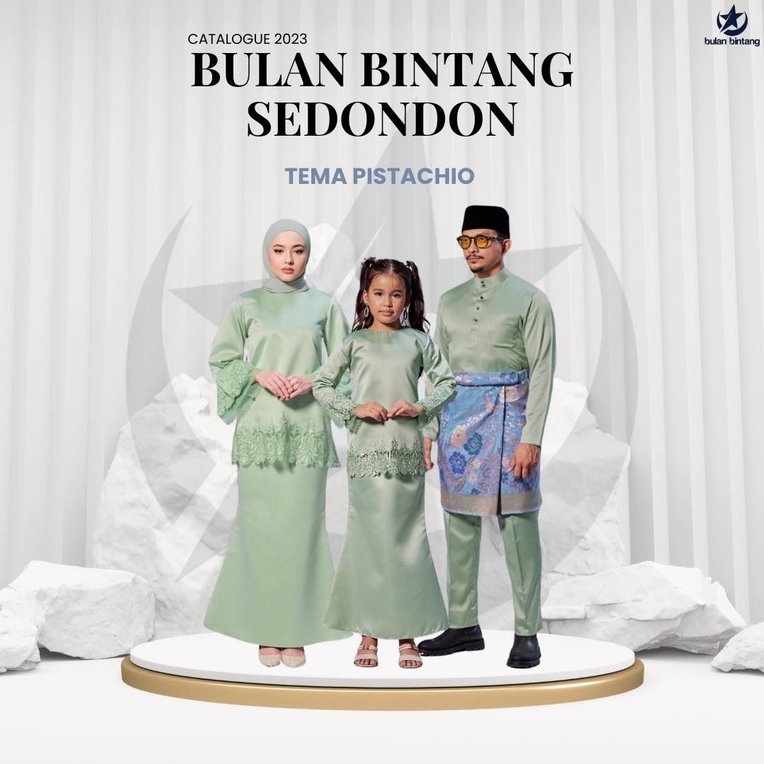 Koleksi Baju Raya Bulan Bintang 2023, Women's Fashion, Muslimah Fashion
