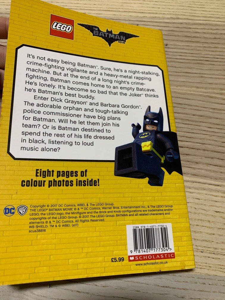 Lego Batman junior novel, Hobbies & Toys, Books & Magazines, Children's  Books on Carousell
