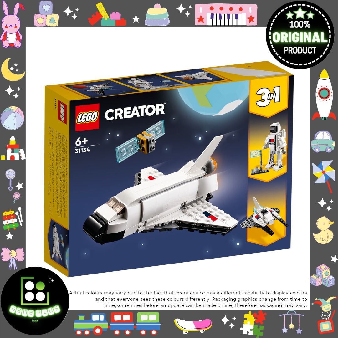 Space shuttle lego creator on sale
