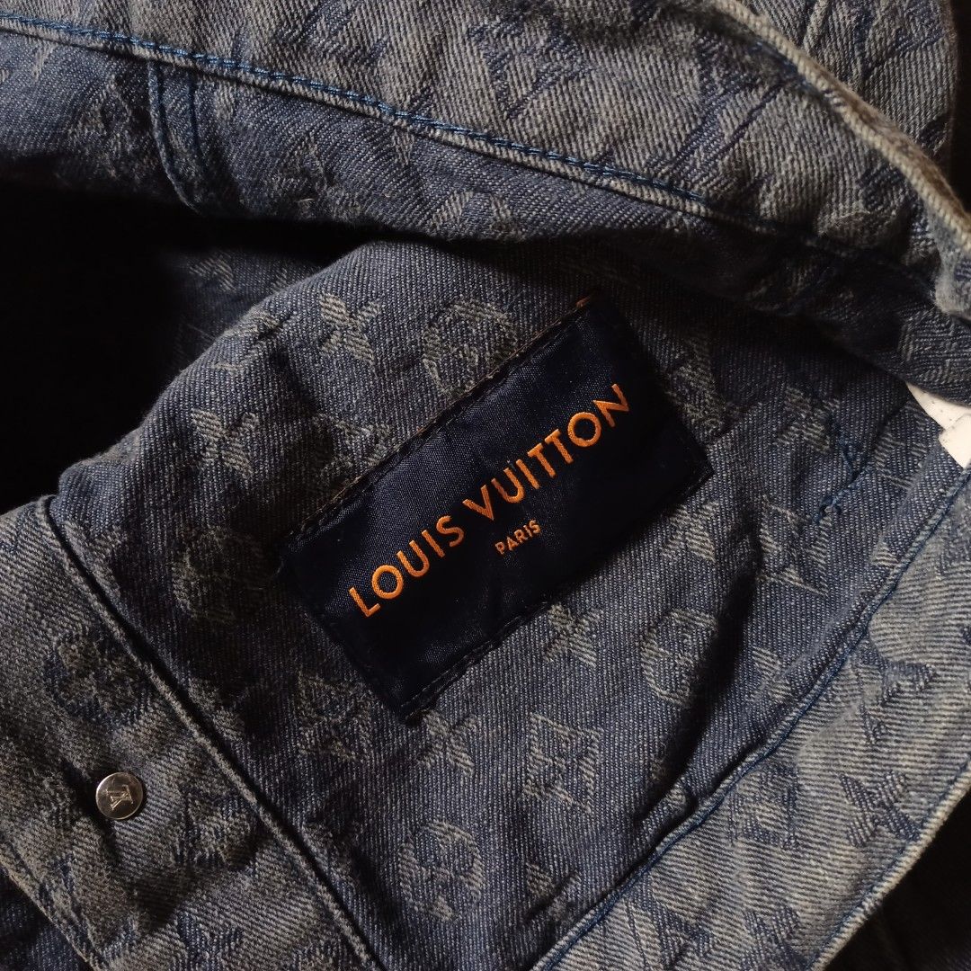 Louis Vuitton Men's FW 17 Monogram Denim Jacket, Men's Fashion, Coats,  Jackets and Outerwear on Carousell