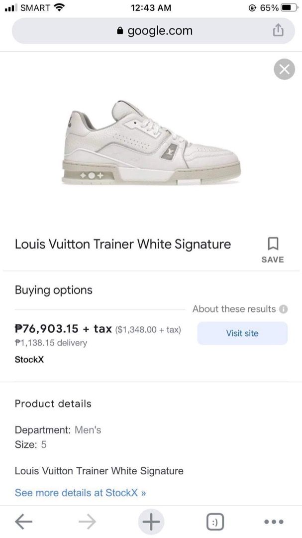Louis Vuitton, Shoes, Louis Vuitton Trainer Mint Green White Lv 85 Brand  New