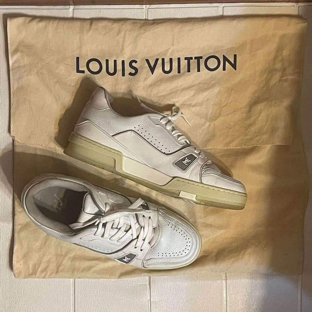 Louis Vuitton, Shoes, Louis Vuitton Trainer Mint Green White Lv 85 Brand  New