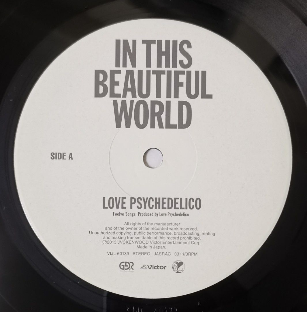 LOVE PSYCHEDELICO/IN THIS BEAUTIFUL…アナログ - 邦楽