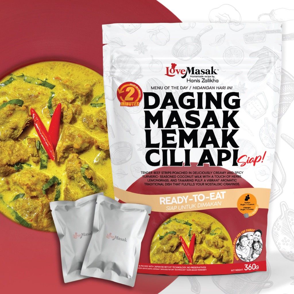 LoveMasak by Hanis Zalikha MyLoveMasak ReadytoEat RTE Meals MRE My