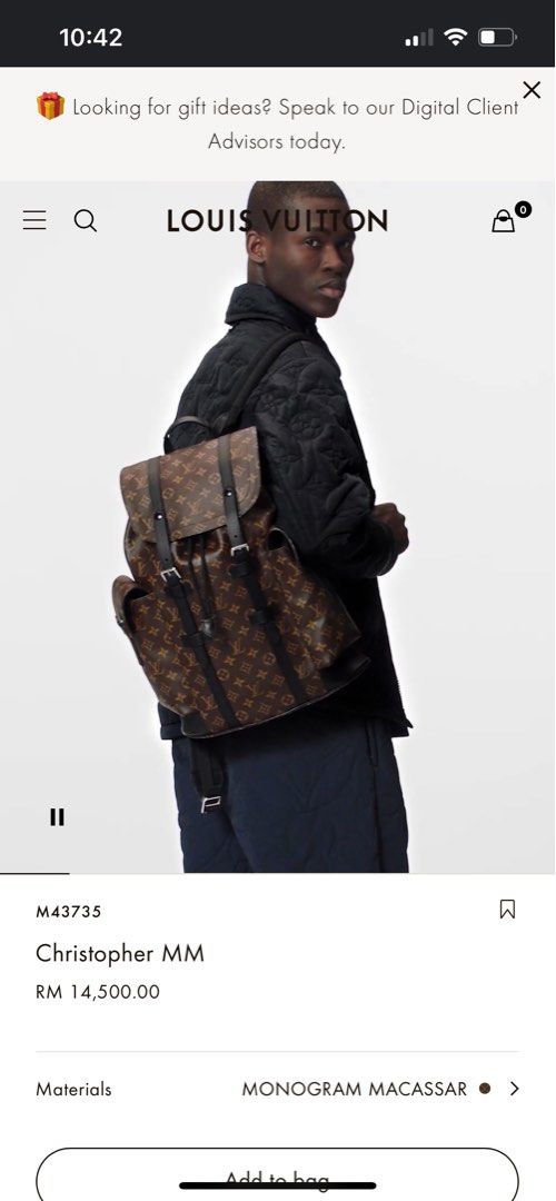 Louis vuitton sales backpack review