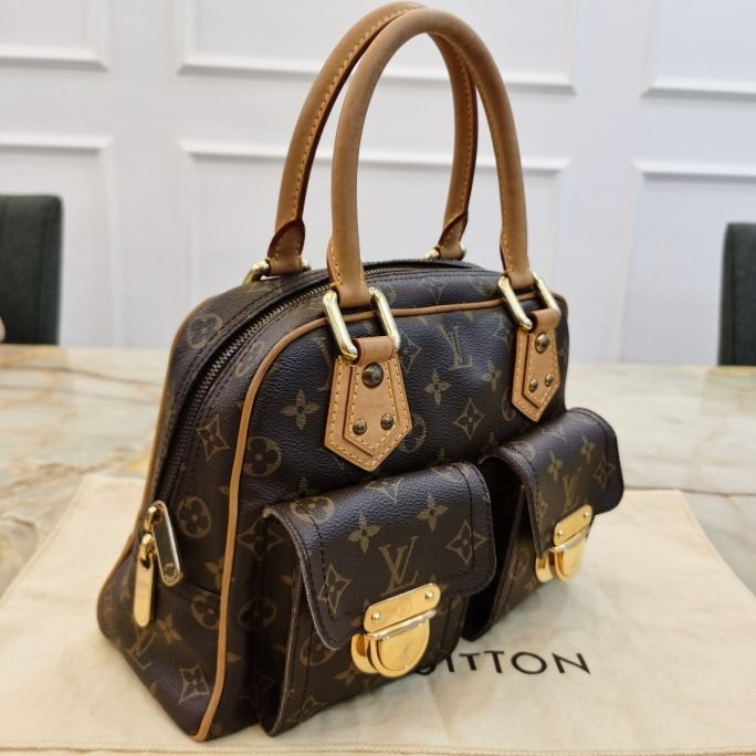 LV Monogram Manhattan PM bag, Luxury, Bags & Wallets on Carousell