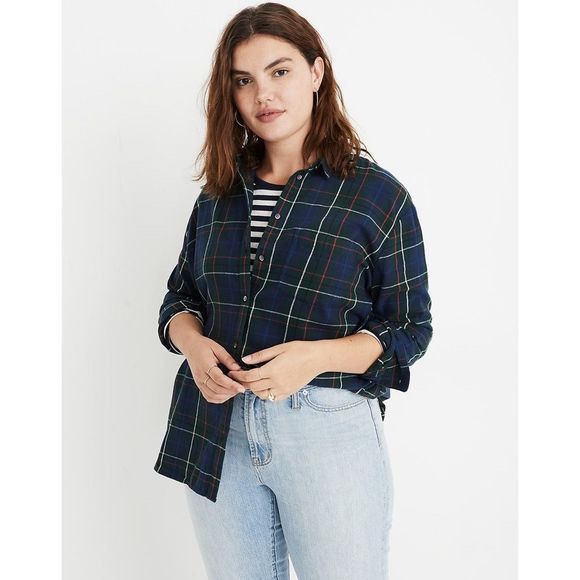 Flannel oversized store ex-boyfriend shirt