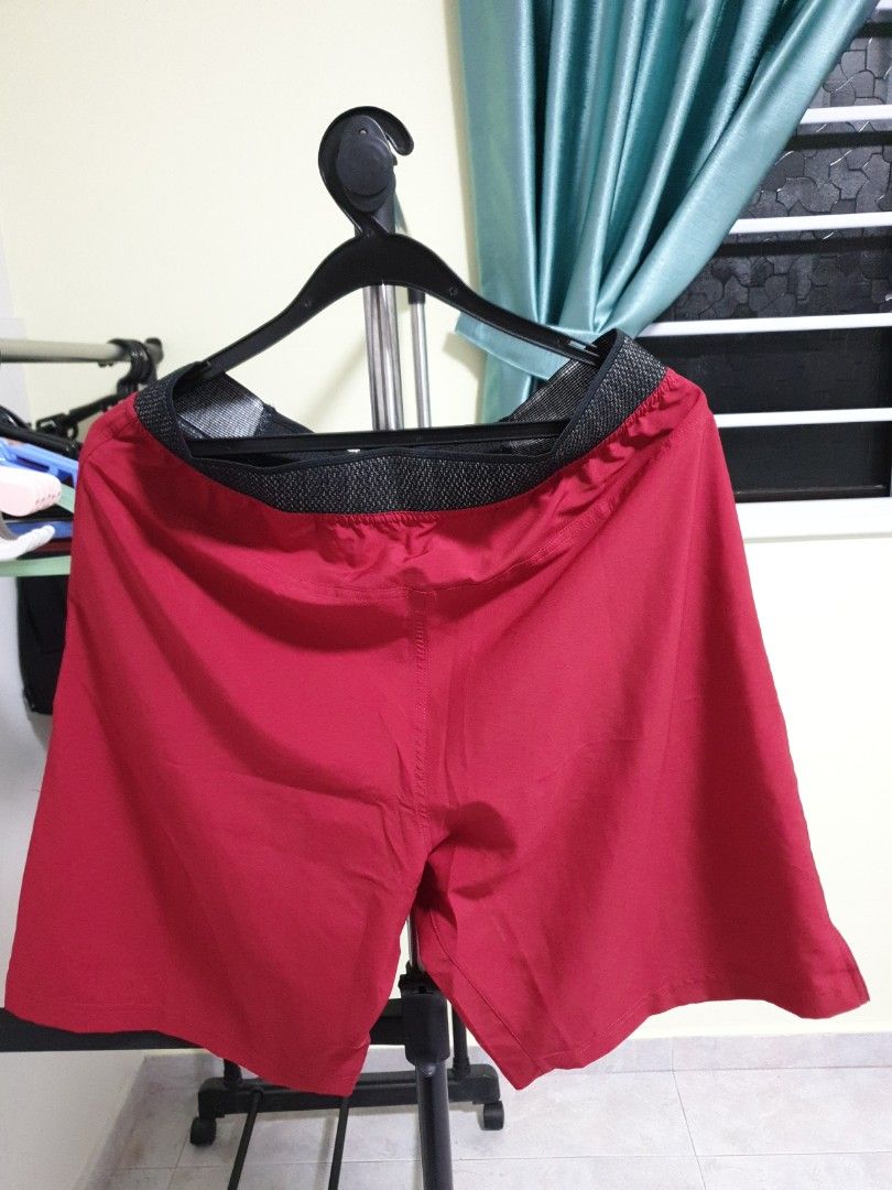 Reebok red top shorts