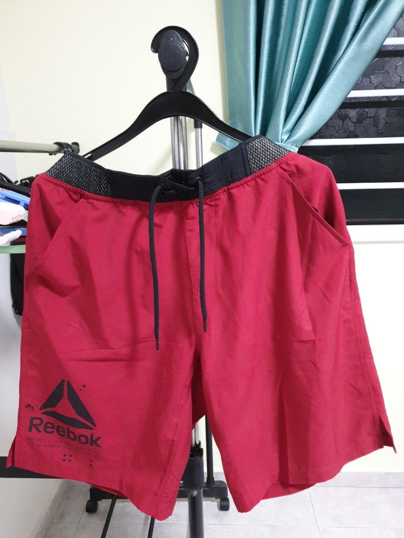 Reebok cheap red shorts