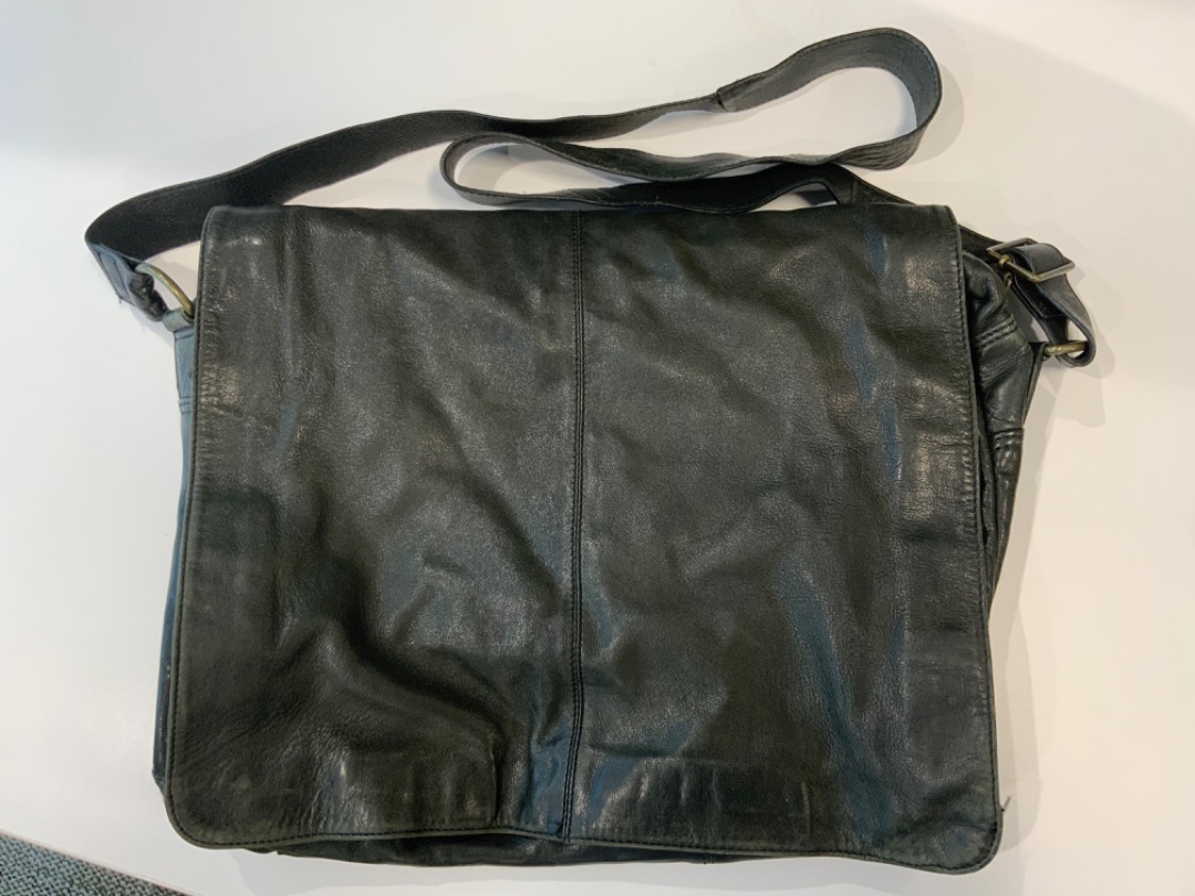 Marks Spencer Genuine Leather Shoulder Bag Men s Fashion Bags