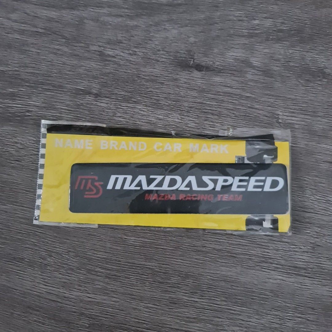 Mazda car sticker, Car Accessories, Accessories on Carousell