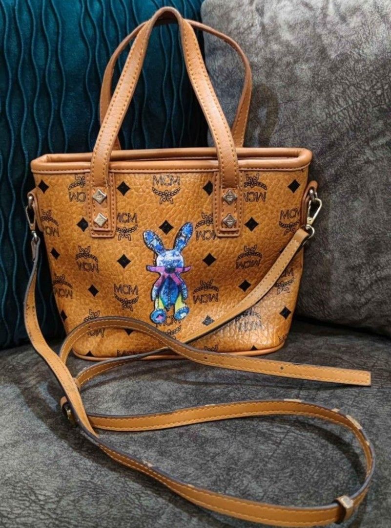 MCM Rabbit Tote Sling Bag
