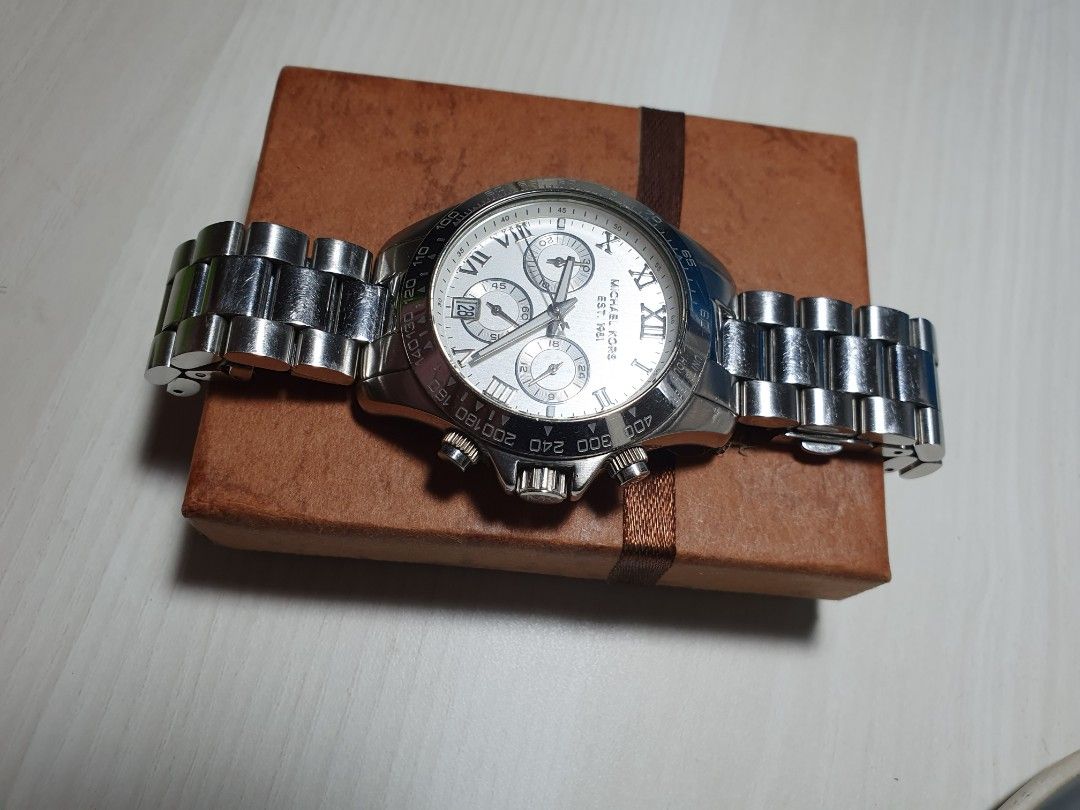 brown mk watch