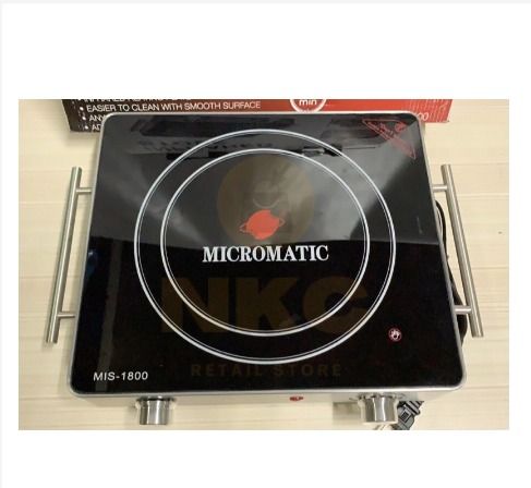 Micromatic Infrared Stove | MIS-1800 (Category: Other Kitchenware & Tableware) located in Quezon City. Submitted by trustrade86136 (Listing ID 1217889699, Image 2). Description: Model No. MIS-1800 Features: • Infrared Heating Plate • Easier to clean with Smooth Surface • Any cookware can be used • Adjustable thermostat control Rated Voltage: 230 a.c, 60Hz Rated Power Input: 2000W .