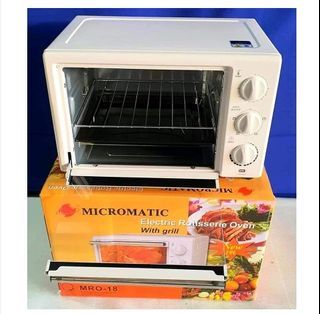 Micromatic Rotisserie Electric Oven with Grill MRO18/19Liters