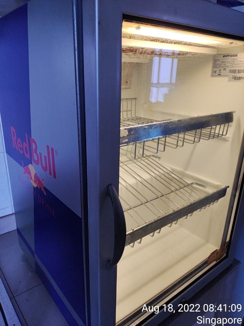 Mini Red bull fridge, TV & Home Appliances, Kitchen Appliances