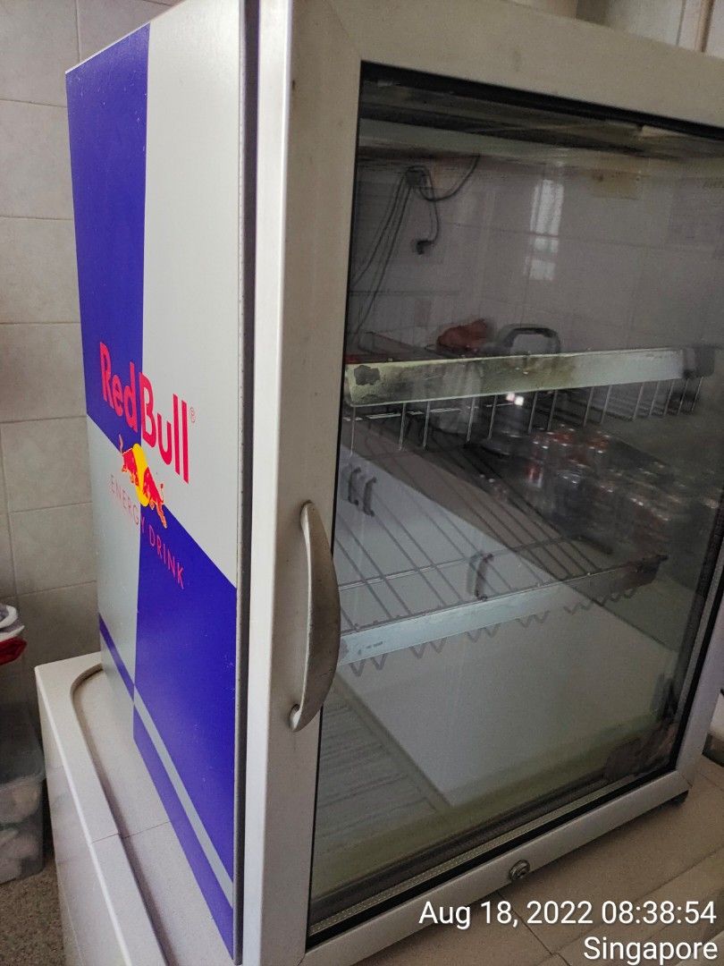 Mini Red bull fridge, TV & Home Appliances, Kitchen Appliances