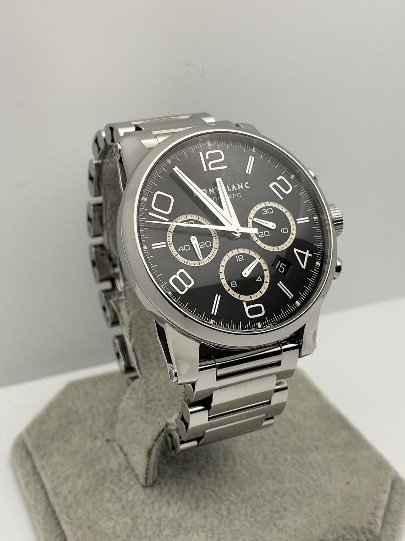 Montblanc Timewalker Stainless Steel Black Dial Automatic