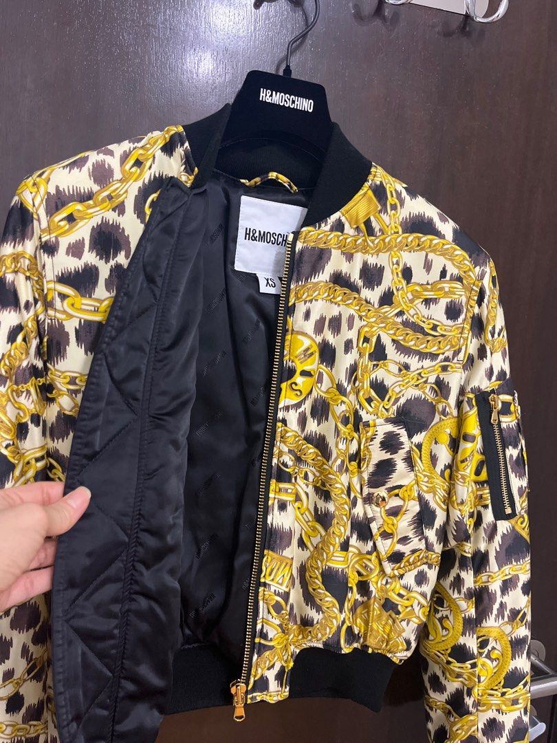 Moschino x H M Bomber jacket Women s Fashion Coats Jackets and