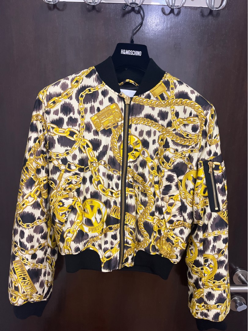 Moschino x H M Bomber jacket Women s Fashion Coats Jackets