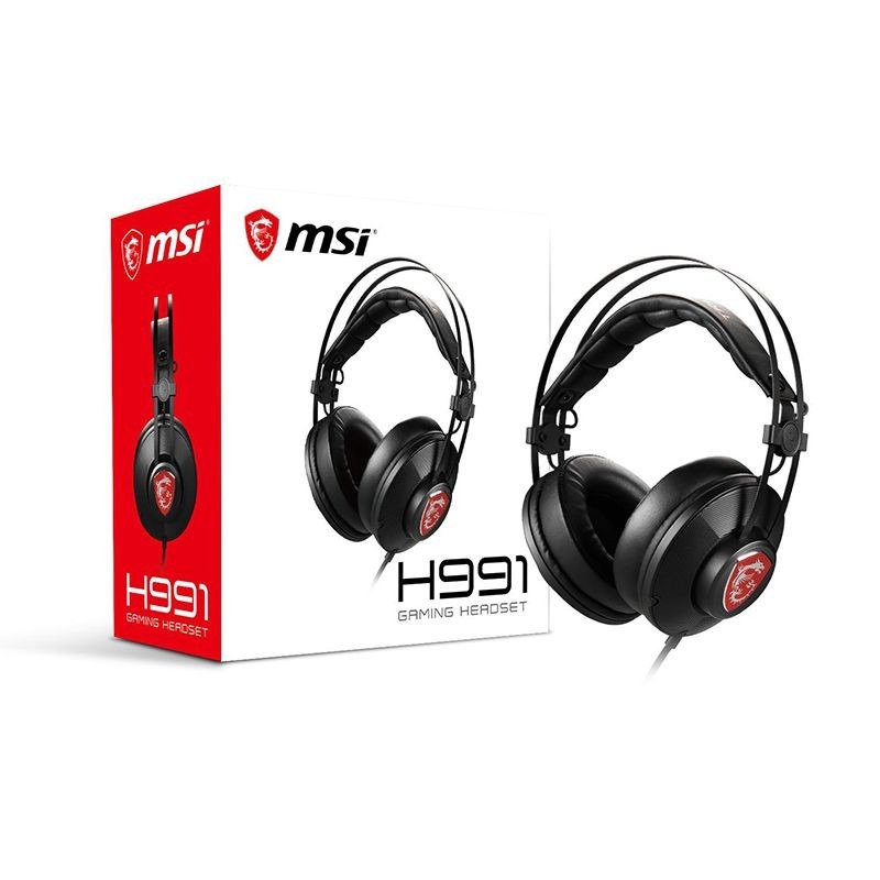 MSI H991 Wired PC Gaming Headset Audio Headphone With Built In