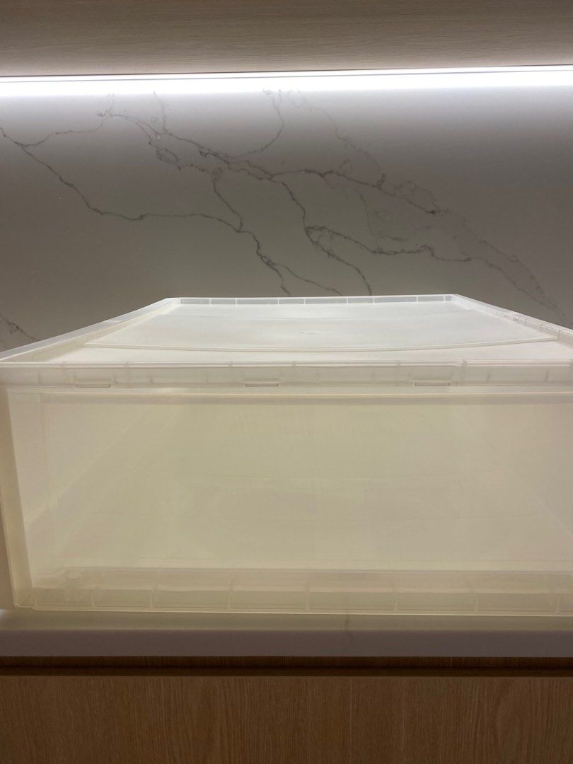 Muji storage box wide S, Furniture & Home Living, Home Improvement
