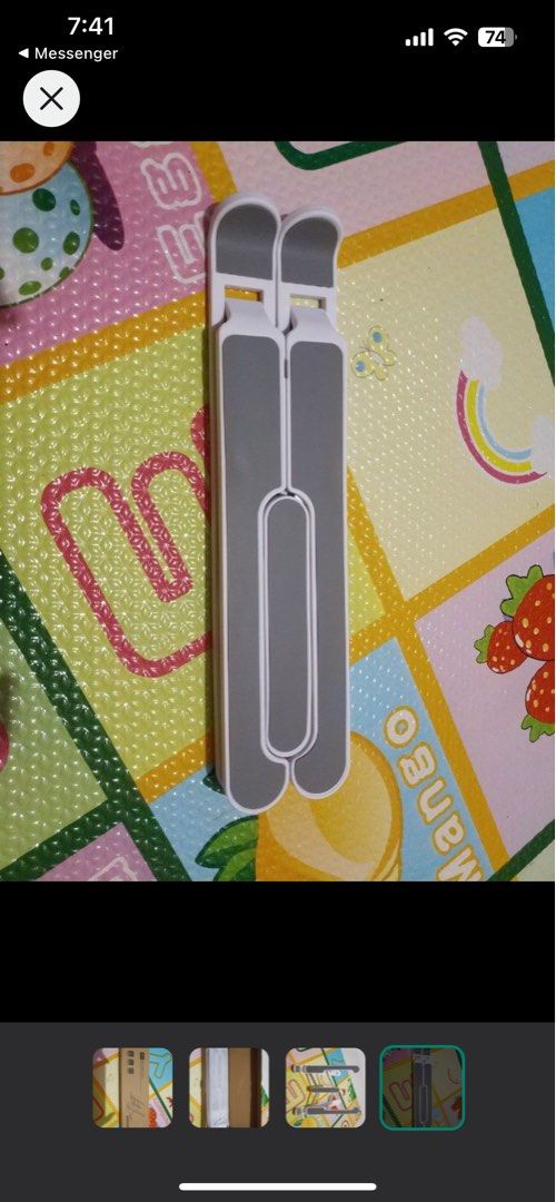 Multi position Foldable Notebook Bracket (Category: Other Gadgets) located in Singapore. Submitted by kaylee_ng (Listing ID 1217930963, Image 1). Description: Multi position Foldable Notebook Bracket .