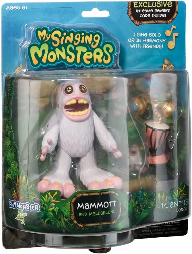 My Singing Monsters Mammott Figurine Sings Solo or in Sync with