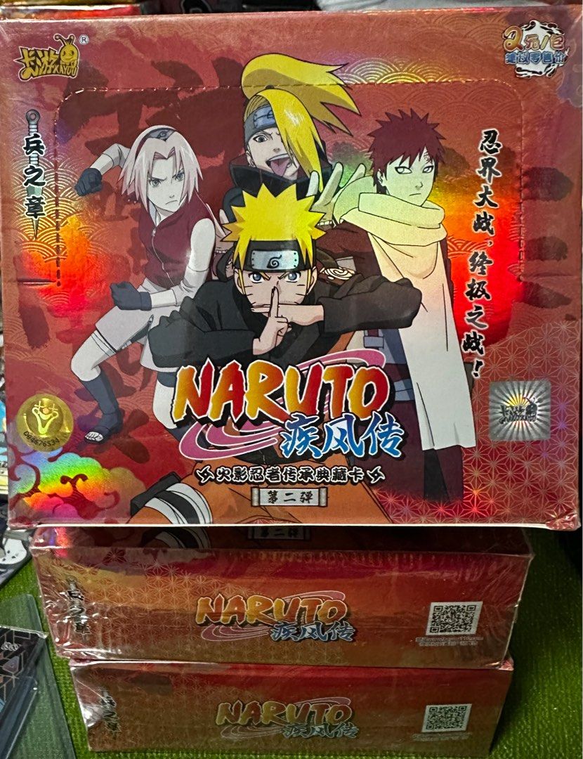 Game Of Thrones Trading Cards Naruto Kayou Trading Card Booster Box  Wave  1 Tier 1, Official Chinese TCG, Sealed