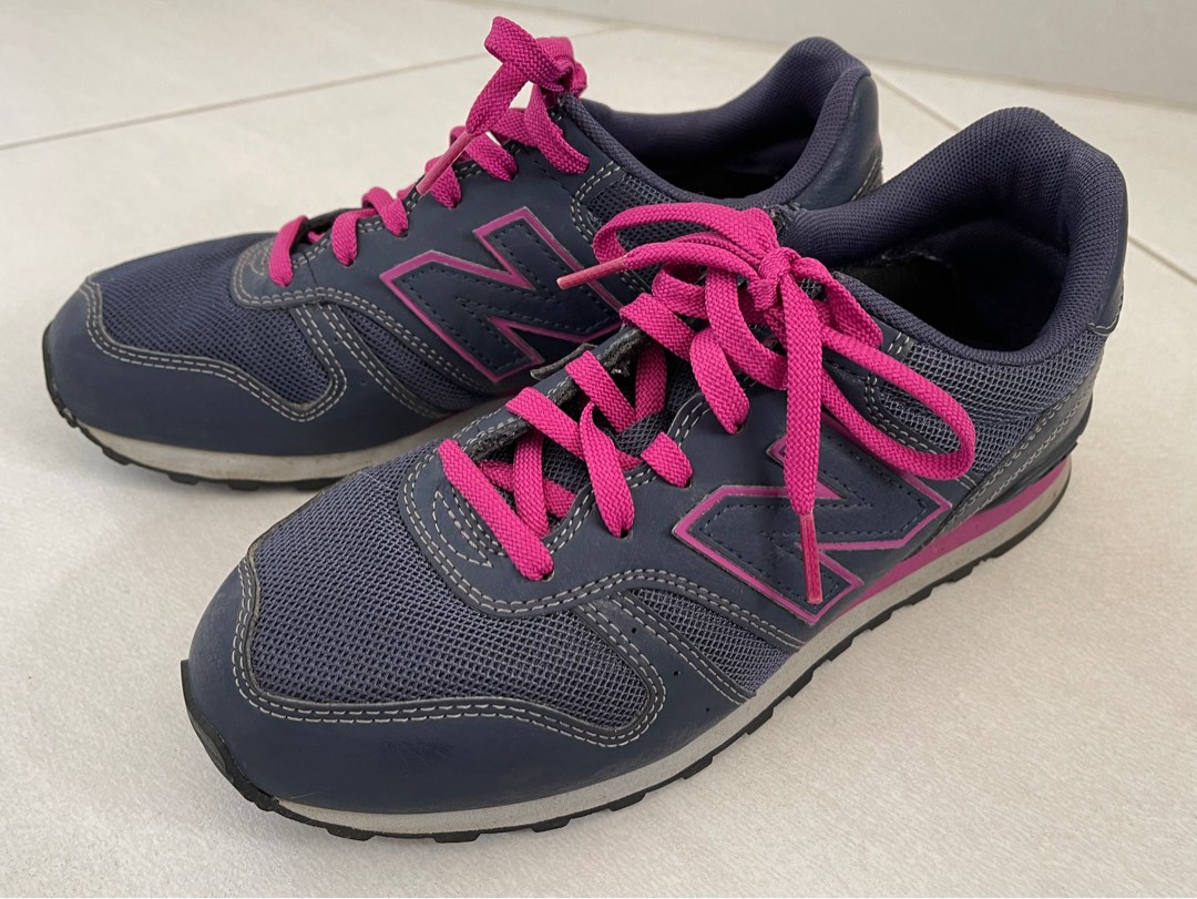 New Balance] 367深藍色拼桃紅色女裝波鞋, 女裝, 鞋, 波鞋- Carousell