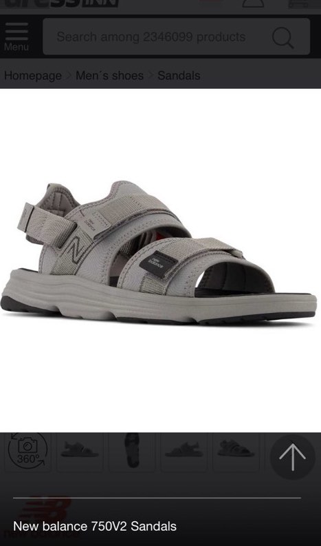 New Balance 750V2 Sandals US9 EU42.5 Men s Fashion