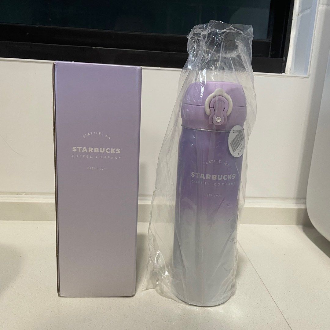 NEW! Thermos x starbucks insulated water bottle tumbler, Furniture & Home Living, Kitchenware