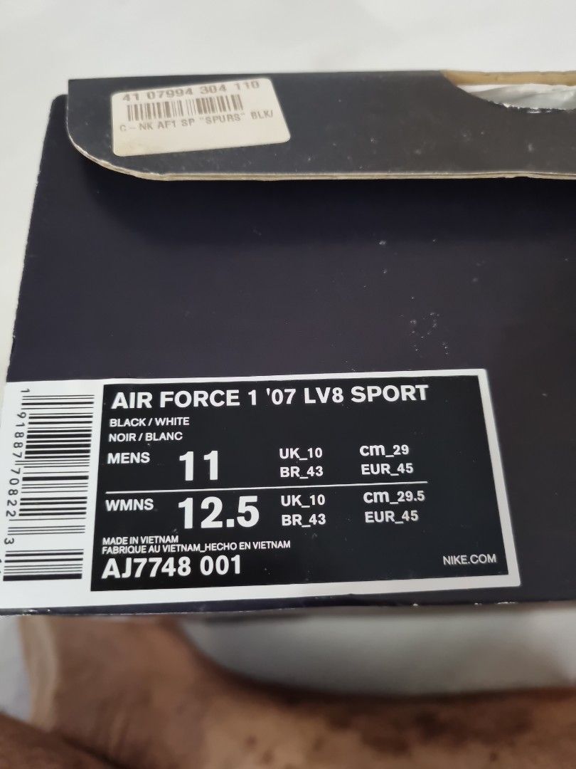 NIKE AIR FORCE 1 07 LV8 SPORT Men s Fashion Footwear Sneakers