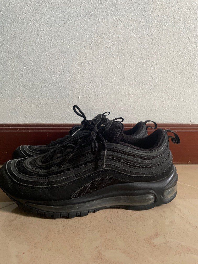 women's nike air max 97 triple black