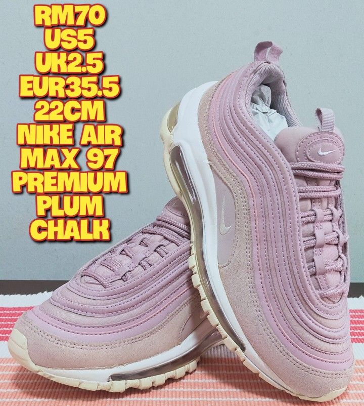 Nike air max 97 premium plum chalk sale