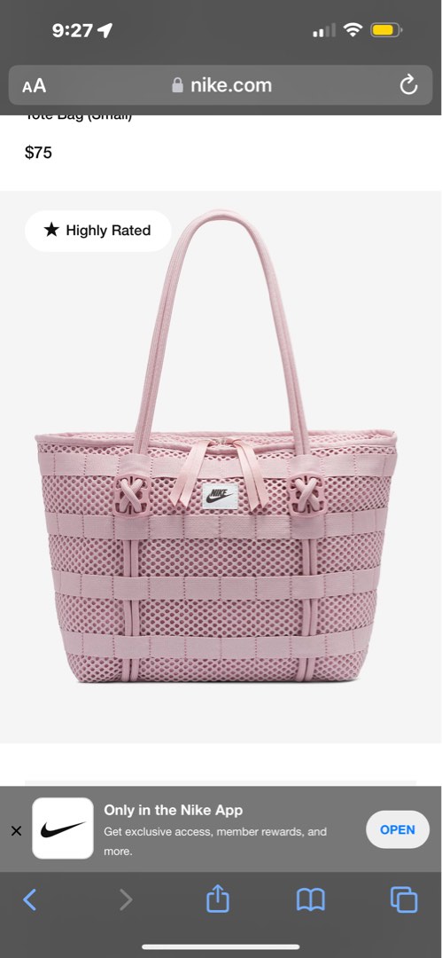 Nike Air Tote Bag small
