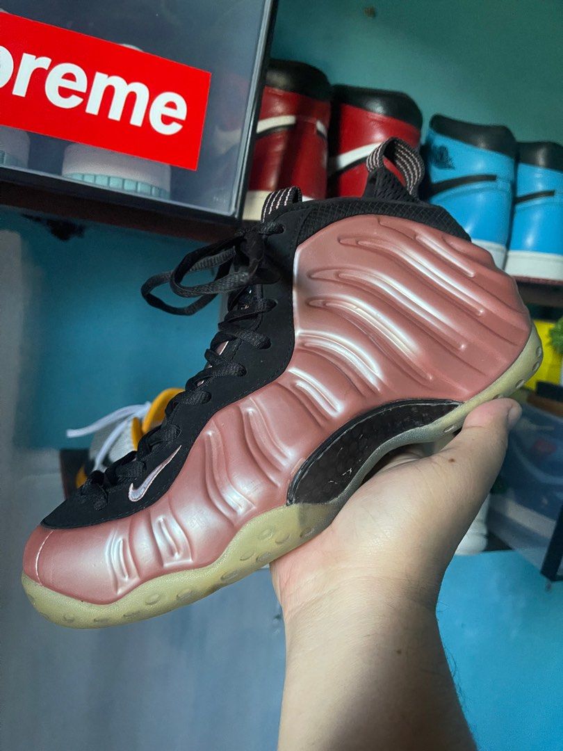 Foamposite rust deals pink on feet