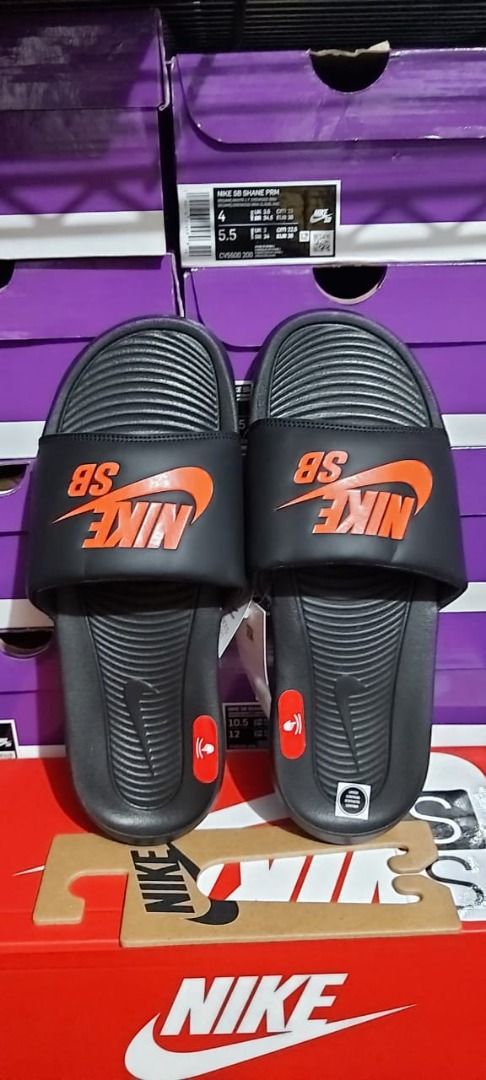 Nike sb discount slides red