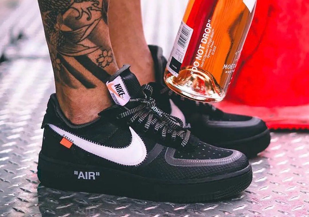 Nike x Offwhite AF1 Black Men s Fashion Footwear Sneakers on Carousell